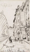 Rue Domat, le 7 février 1870. 5ème arrondissement