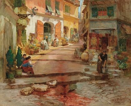 Rue Droite, dans le vieux Nice