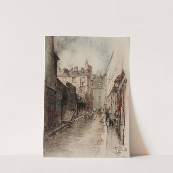 Rue Grégoire de Tours (1915-1945) by Charles Jouas