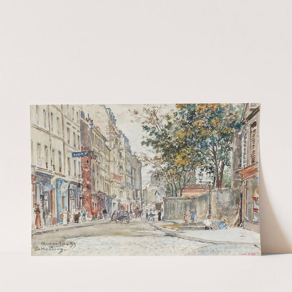 Rue Hermel à Montmartre by Frédéric Houbron