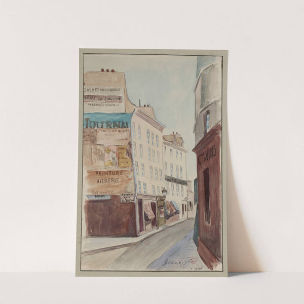 Rue Lacépède (1895) by F. Séguin