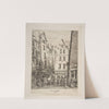 Rue Pirouette aux Halles (Rue Pirouette aux Halles, Paris, after Laurence) (1860) by Charles Meryon