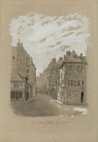 Rue Saint-Paul, à droite hôtel de la Vieuville, 4ème arrondissement (1895-1905)