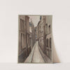Rue Taille-Pain, côté de la rue du Cloître Saint Merri à la rue Brise-Miche (1896) by F. Séguin