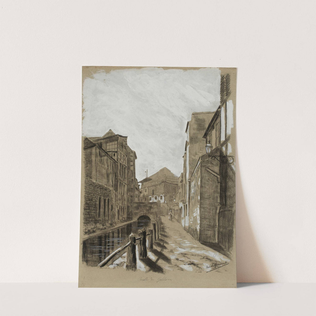 Ruelle des Gobelins (actuelle rue Berbier-du-Mets), 13ème arrondissement (1895-1905) by Robert Frémont