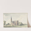 Ruïne van de kerk te Serooskerken (1741 - 1795) by Cornelis van Noorde