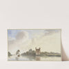 Ruïne van Huis te Merwede bij Dordrecht aan de Maas (1820 - 1872) by Hendrik Abraham Klinkhamer