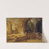 Ruined Cellar—Arras (1918) by John Singer Sargent