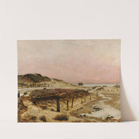 Ruines de l’ancien port de Wimereux (1896) by Jean Charles Cazin
