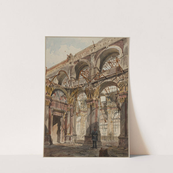 Ruines de l’Hôtel de Ville en 1871 (1871) by Richard Phené Spiers