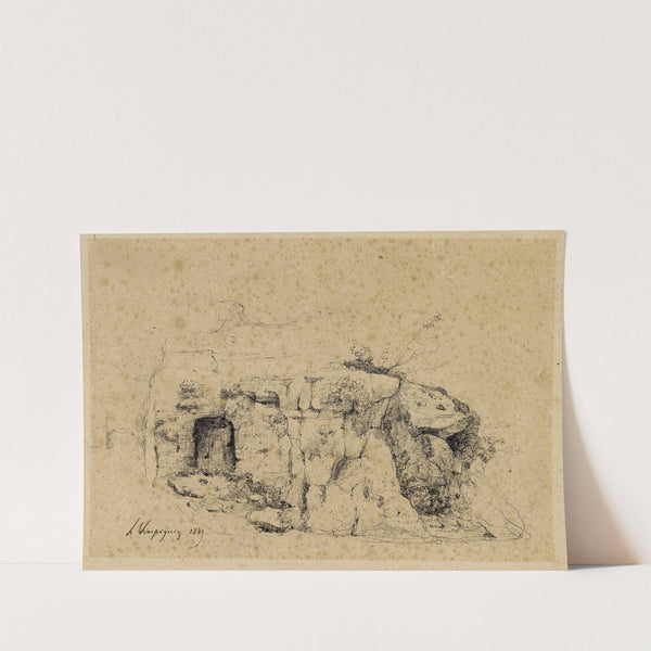 Ruines (1849) by Henri-Joseph Harpignies