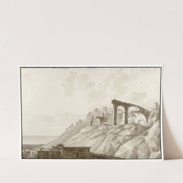 Ruïnes van het amfitheater te Sagonte by Otto Howen