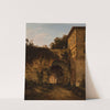 Ruins At Forum In Rome, The Road From S. Bonaventura To Campo Vaccino (1799-1827) by Giambattista Bassi