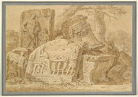 Ruins; Fragments of Stelae and Architecture