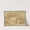 Ruins; Fragments of Stelae and Architecture by Circle of Giovanni Paolo Panini