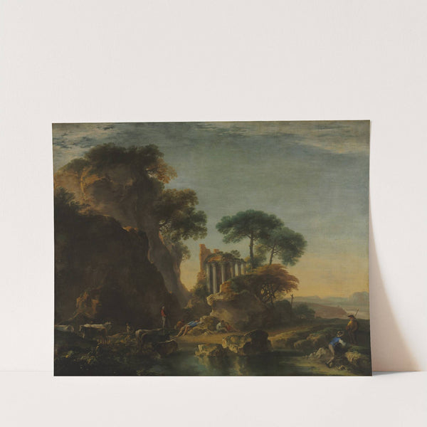 Ruins in a Rocky Landscape by Salvator Rosa