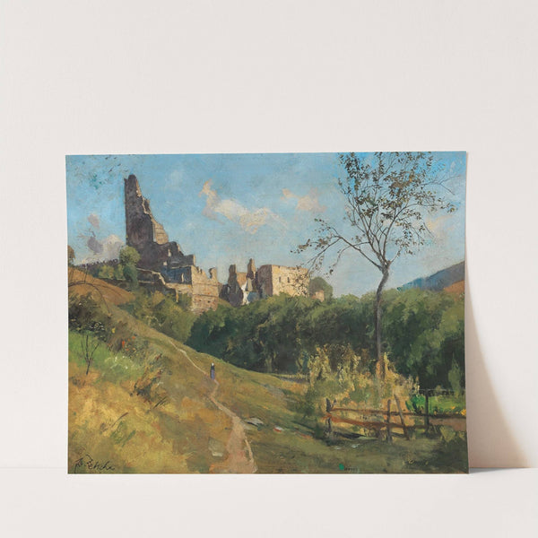 Ruins in the Wachau region by Eduard Zetsche