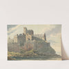 Ruins of a Castle on a Rocky Coastline by Thomas Bradshaw