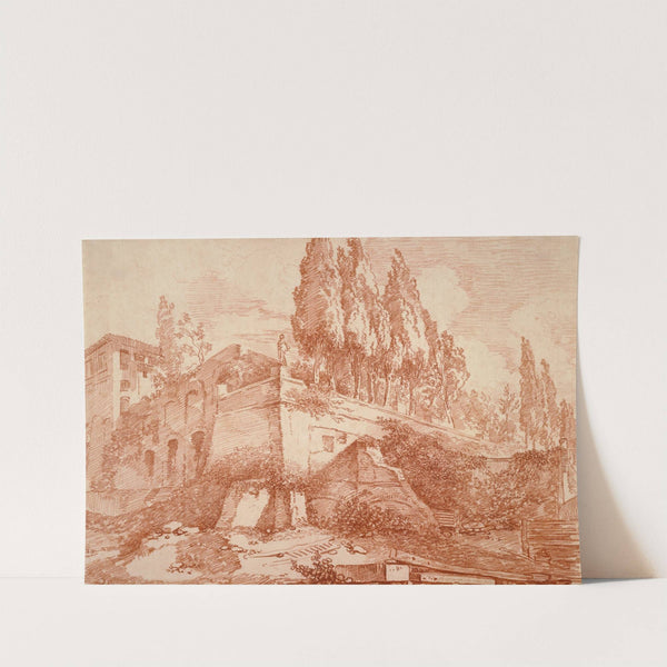 Ruins of an Imperial Palace, Rome by Jean-Honoré Fragonard