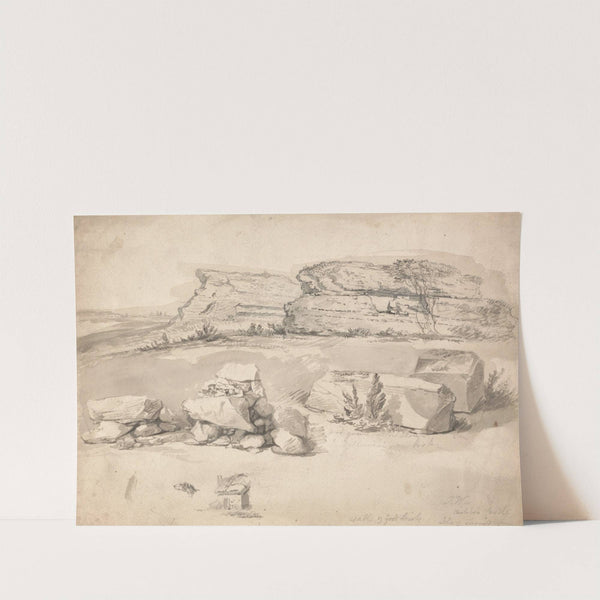 Ruins of Richbro&#039; Castle, Isle of Thanet by James Ward