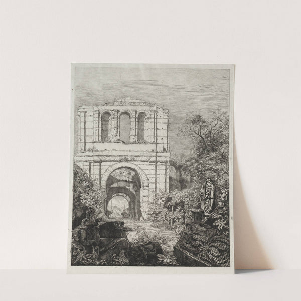 Ruins of the Gallien Palace in Bordeaux (1866–68) by Maxime Lalanne