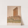 Ruins of the Temple of Zeus, Baalbek (1868) by Frederic Edwin Church