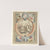 Ruitergevecht in ornamentele omlijsting by Anonymous
