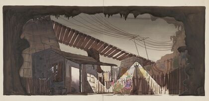 Run Little Chillun: Street with Shack, Two Women, Train Tracks (1934-1943)