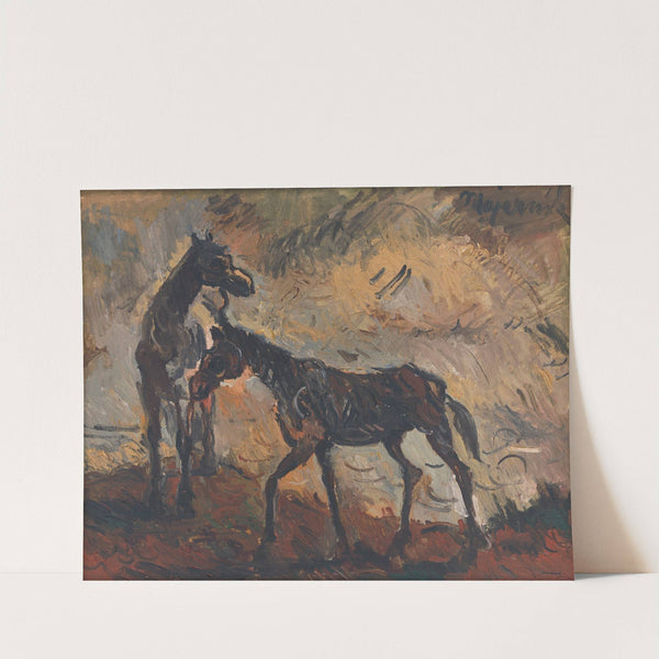 Runaway Horses by Cyprián Majerník