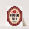 Ruppert Beer Label by Winold Reiss