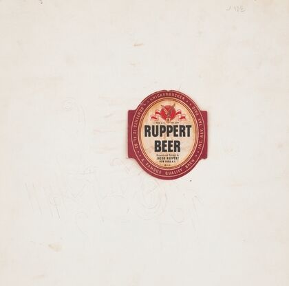 Ruppert Beer Label (1935)