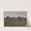 Rural buildings in Jelcz (1850-1881) by Adolf Dressler
