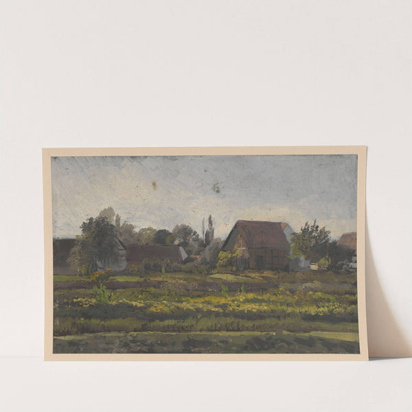 Rural buildings in Jelcz (1850-1881) by Adolf Dressler