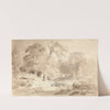Rural Landscape in the Mark Brandenburg by Carl Blechen