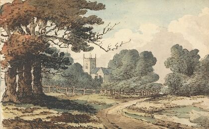 Rural Scene with Church