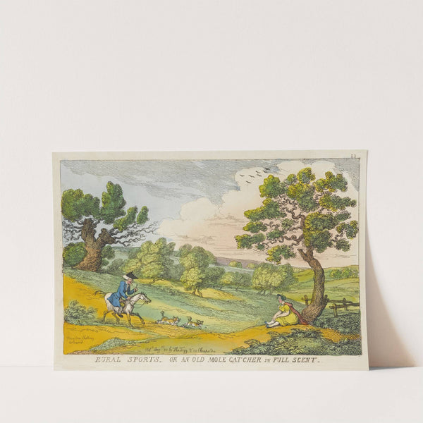 Rural sports. Or an old mole catcher in full scent by Thomas Rowlandson