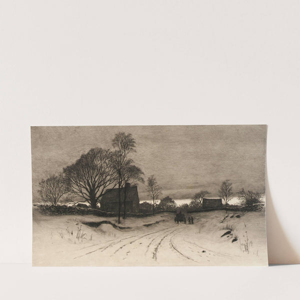 Rural Winter Scene (1888) by Charles Frederick William Mielatz