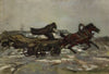 Rushing cart driven by a Jew