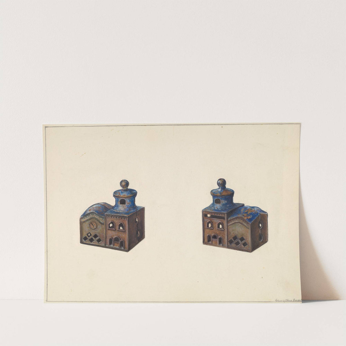 Russian Church Coin Bank by Clementine Fossek