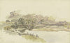 Russian river landscape