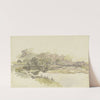 Russian river landscape by Johann Nepomuk Rauch