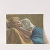 Rustend meisje by Johan Antonie de Jonge