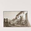 Rustende boeren in Castillie by Otto Howen