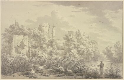 Ruwine van het Slot de Egmont