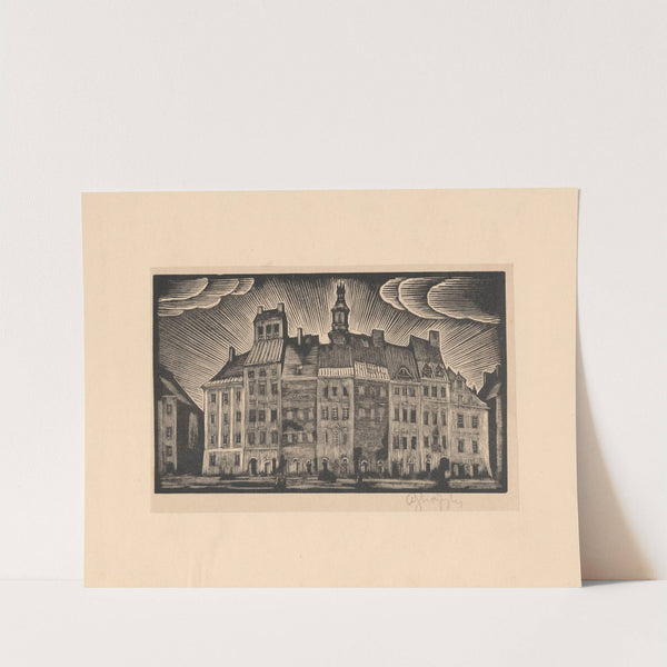 Rynek Starego Miasta (1930) by Władysław Skoczylas