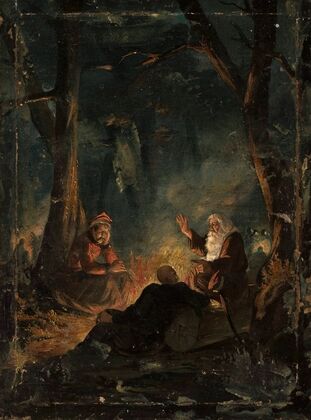 Rzewuski, priest Marek and Pułaski in the Niepołomice Forest