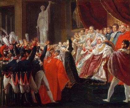 S. A. R. Monseigneur le duc de Bordeaux prÃ©sentÃ© au peuple et Ã  l’armÃ©e par S. A. R. Madame la duchesse de Berry — size preview