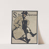 S is for Sportsman. From; an Alphabet by William Nicholson