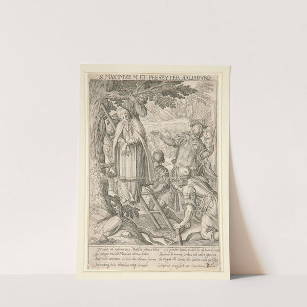 S. Maximus M. et Presbyter Salisburg by Rafael Sadeler I