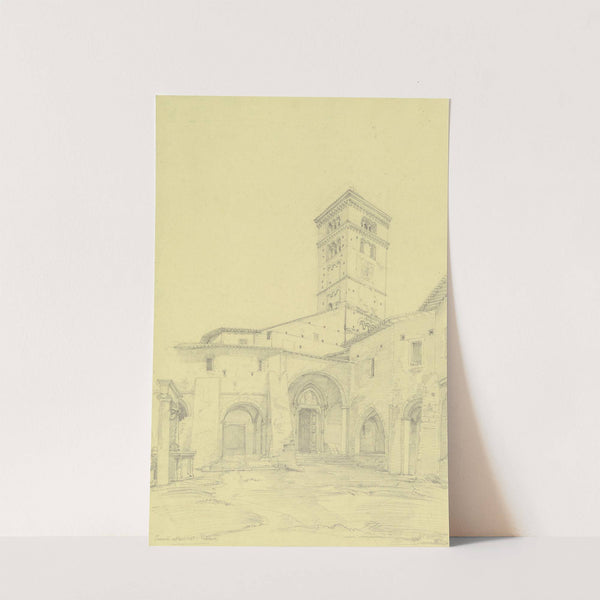 S. Scolastica near Subiaco by Ludwig Metz